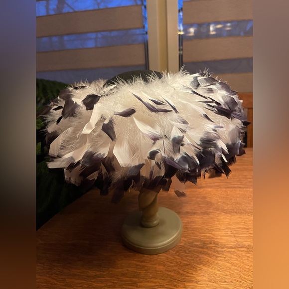 Wool and feather fancy hat by Bollman. Audrey Hepburn in Breakfast at Tiffany’s! - Picture 2 of 10